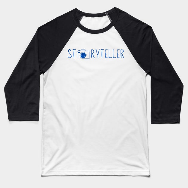 storyteller Baseball T-Shirt by Leap Arts